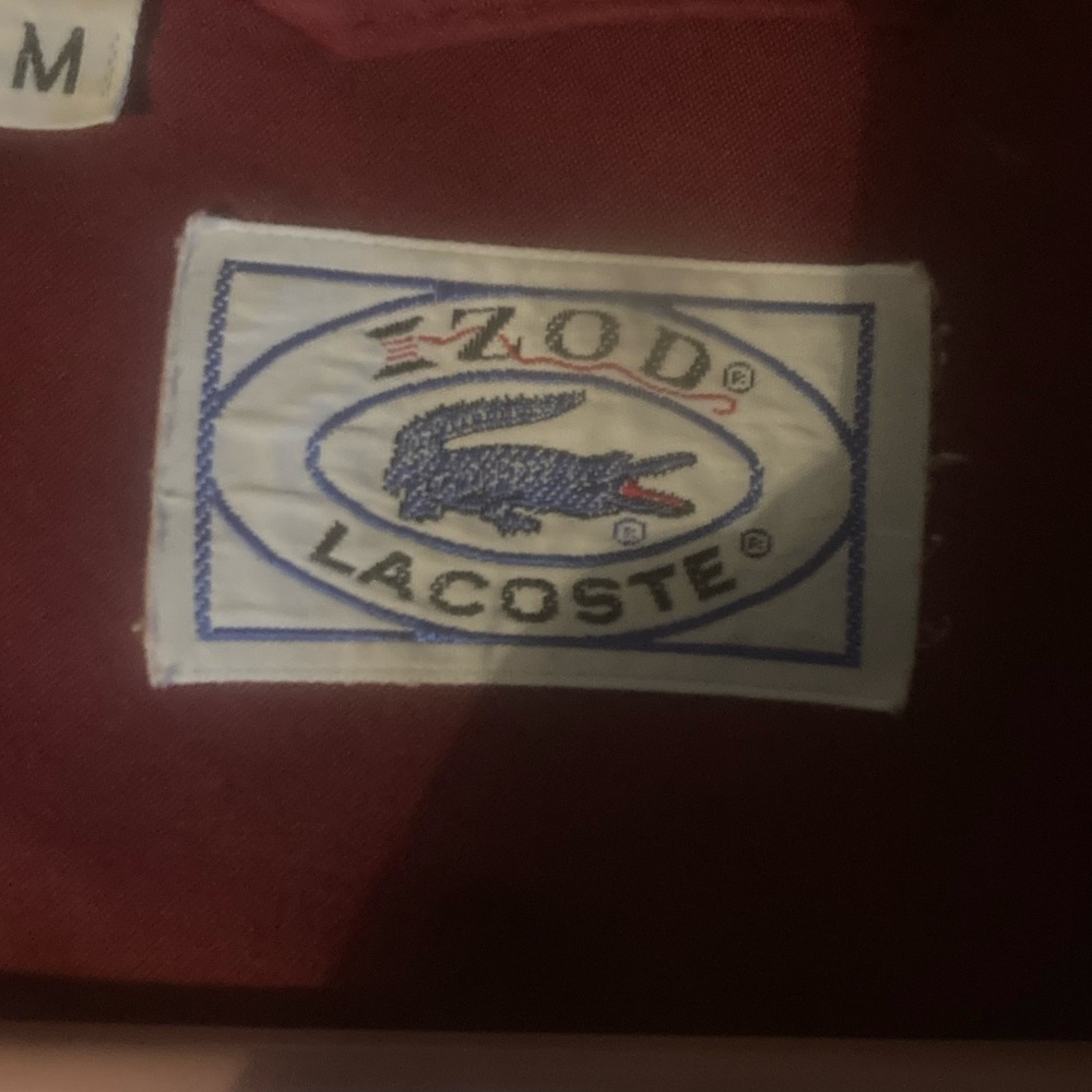 70’s Vintage Izod Lacoste mens long sleeve button up